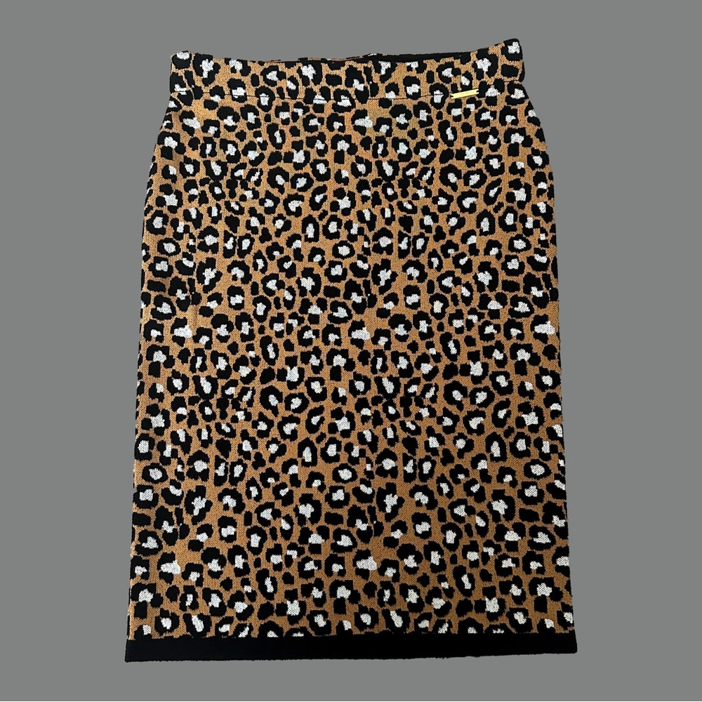 Michael Kors Cheetah Midi Skirt